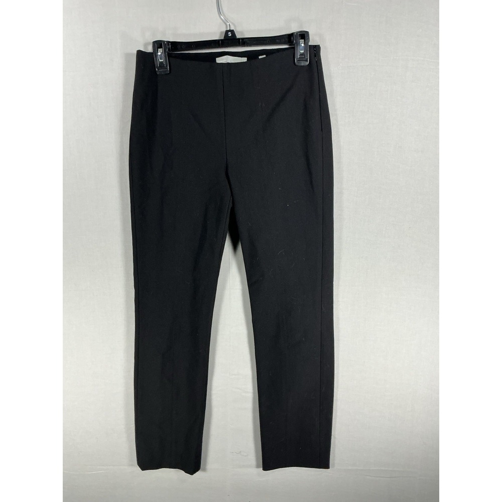 Vince Womens Black Pull On Pants Size Medium Stretch Slim Straight